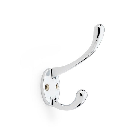 This is an image showing Alexander & Wilks Victorian Hat and Coat Hook - Polished Chrome aw770pc available to order from Trade Door Handles in Kendal, quick delivery and discounted prices.