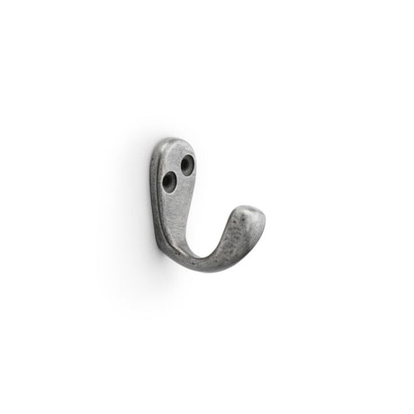 This is an image showing Alexander & Wilks Victorian Single Robe Hook - Antique Iron aw774ai available to order from Trade Door Handles in Kendal, quick delivery and discounted prices.
