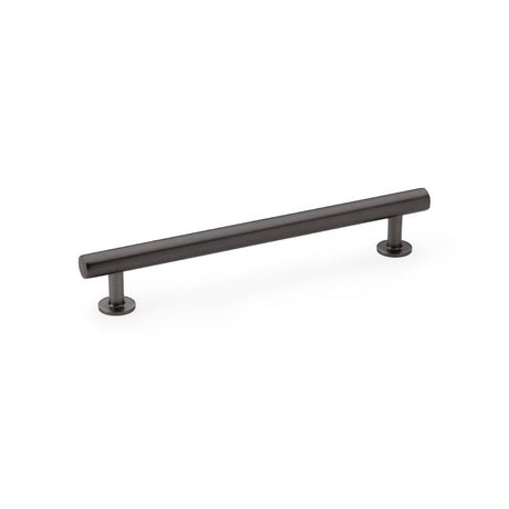 This is an image showing Alexander & Wilks Round T-Bar Cabinet Pull Handle - Dark Bronze - Centres 160mm aw814-160-dbz available to order from Trade Door Handles in Kendal, quick delivery and discounted prices.
