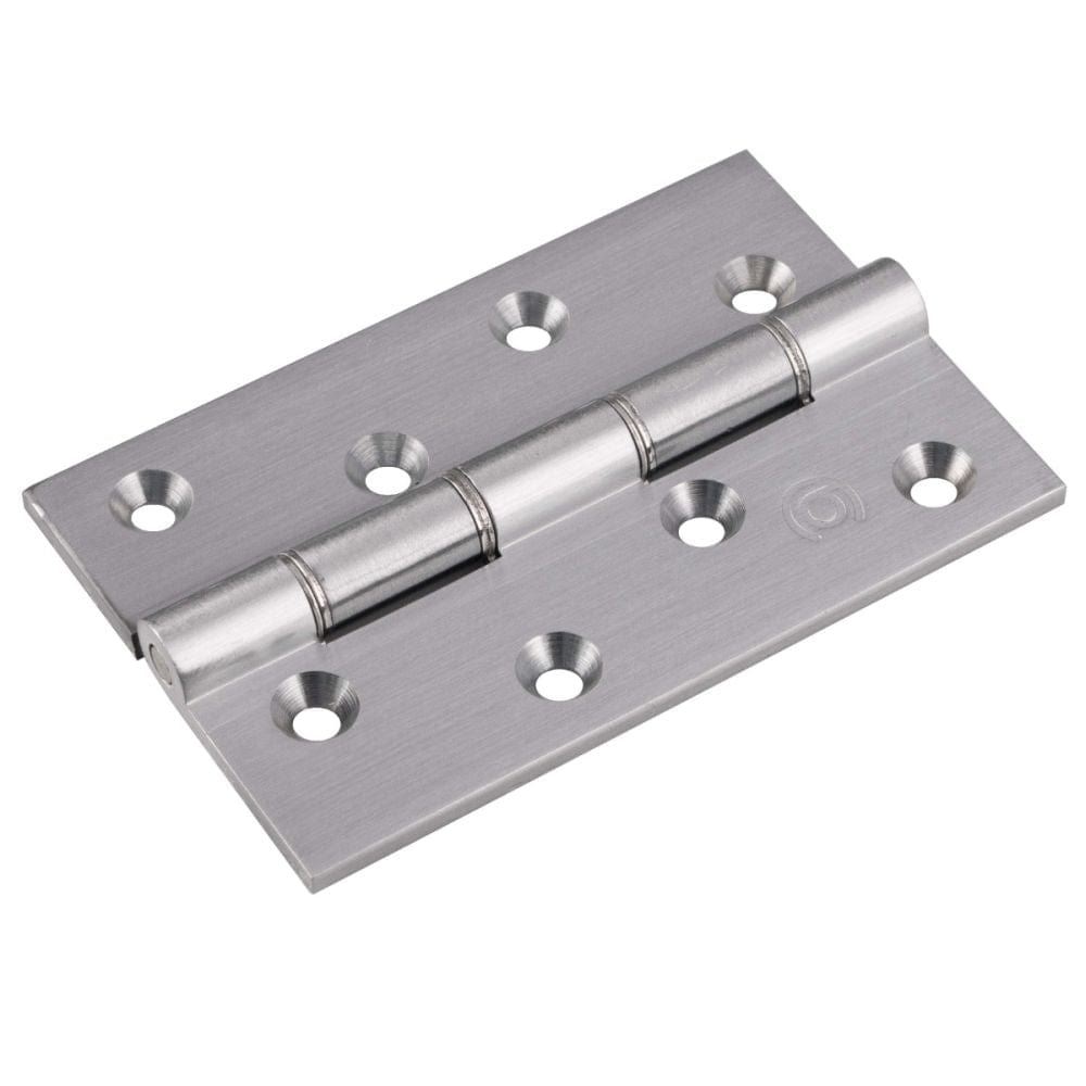 Carlisle Brass Hinges Satin Chrome / Washered Hinges / 4" x (102mm) Carlisle Brass - 102 x 57mm Dbl S/Steel Washer Brass Hinge - Satin Chrome