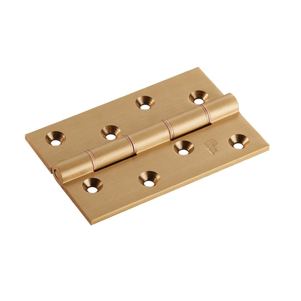 Carlisle Brass Hinges Satin Brass / Washered Hinges / 4" x (102mm) Carlisle Brass - 102 x 67mmDouble Phos. Bronze Washer Hinge - Satin Brass