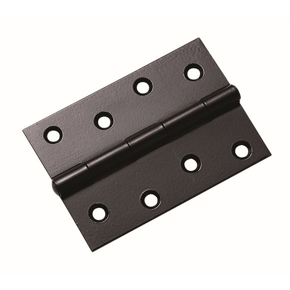 Carlisle Brass Hinges Powder Coat Black / Butt Hinges / 4" x (102mm) Carlisle Brass - 102 x 72mm Fixed Pin Hinge - Powder Coat Black