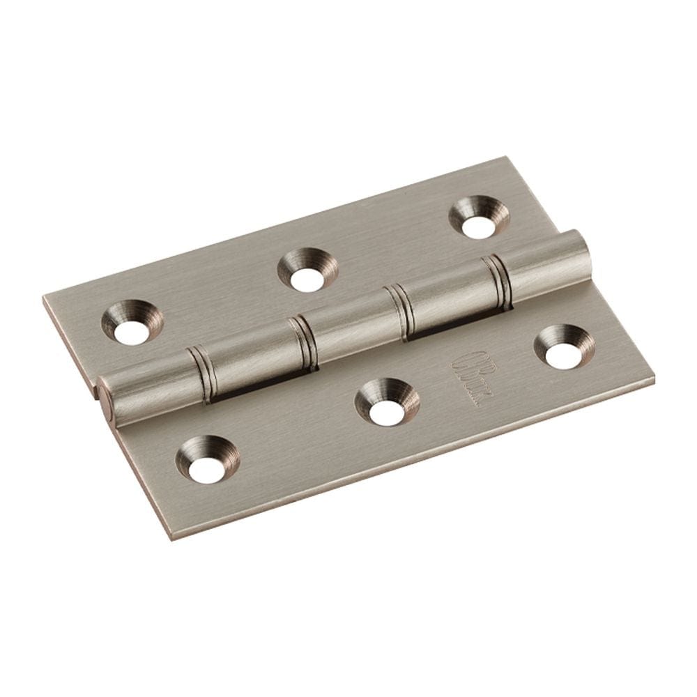 Carlisle Brass Hinges Satin Nickel / Washered Hinges / 3" (76mm) Carlisle Brass - 76 x 50mm Double Phos. Bronze Washer Hinge - Satin Nickel