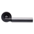 Carlisle Brass Door Furniture Matt Black / Round Rose Carlisle Brass - Amiata Lever on Rose - Matt Black