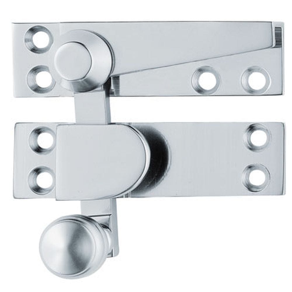 Carlisle Brass Window Furniture Polished Chrome / Sash Window Quadrant Fasteners / Yes Carlisle Brass - Architectural Quality Quadrant Sash Fastener - Polished Chrome