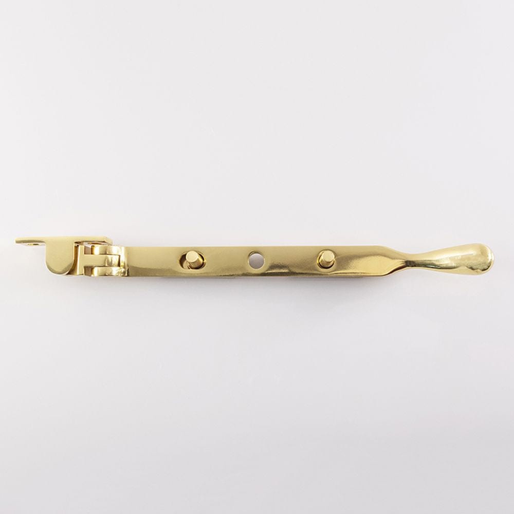 Carlisle Brass Window Furniture Polished Brass / 8"/200mm Carlisle Brass - Bulb End Casement Stay 203mm - Polished Brass