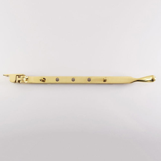 Carlisle Brass Window Furniture Polished Brass / 12"/300mm Carlisle Brass - Bulb End Casement Stay 305mm - Polished Brass