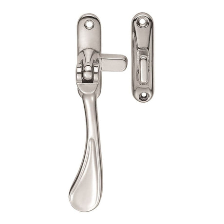 Carlisle Brass Window Furniture Polished Chrome / No / Mortice & Hook Place Carlisle Brass - Casement Fastener Reversible - Polished Chrome