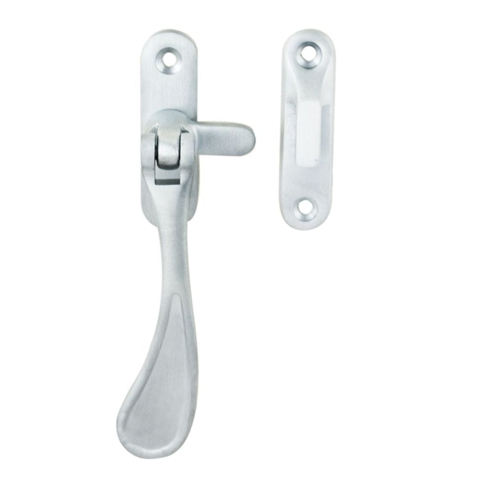 Carlisle Brass Window Furniture Satin Chrome / No / Mortice & Hook Place Carlisle Brass - Casement Fastener Reversible - Satin Chrome