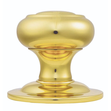 Carlisle Brass Door Furniture Polished Brass / Round Centre Door Knob Carlisle Brass - Centre Door Knob - Polished Brass
