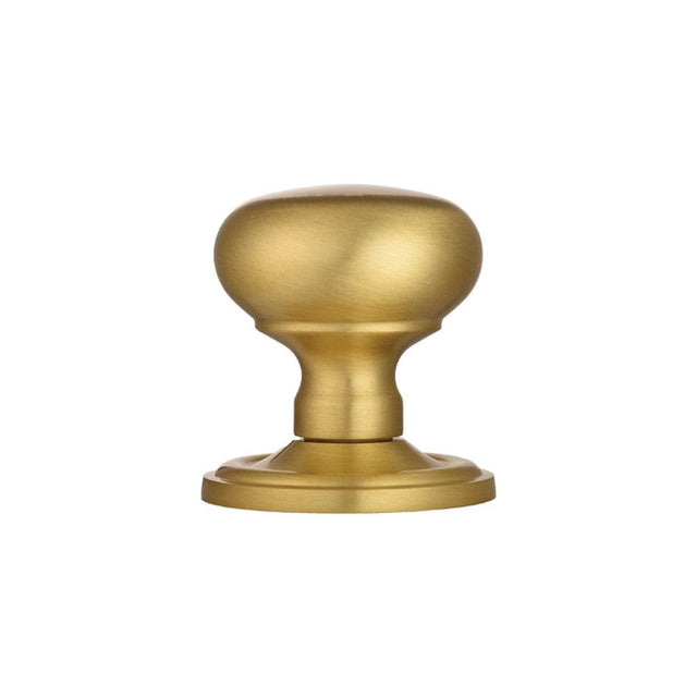Carlisle Brass Door Furniture Satin Brass / Mortice Knobs Carlisle Brass - Concealed Fix Mushroom Mortice Knob - Satin Brass