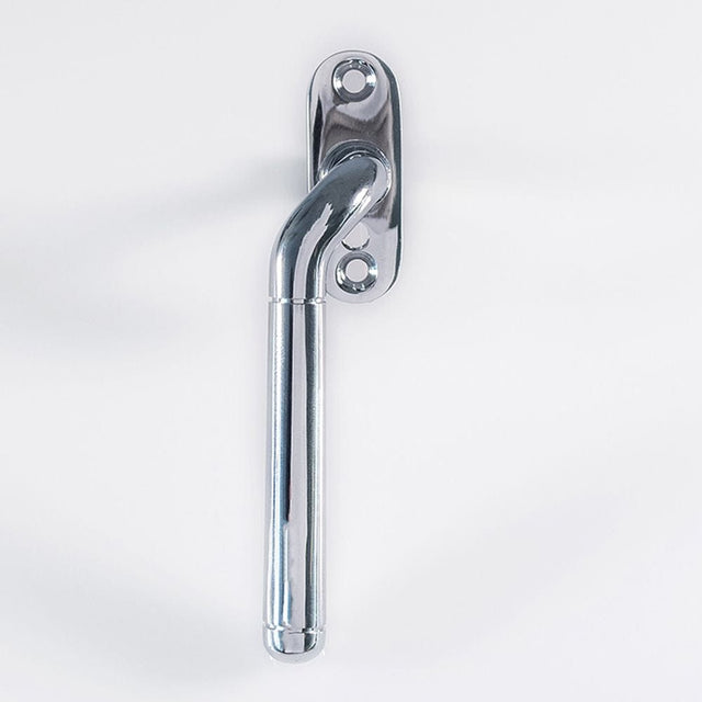 Carlisle Brass Window Furniture Polished Chrome / Left Hand / Yes Carlisle Brass - Cranked Locking Espagnolette Handle L/H - Polished Chrome