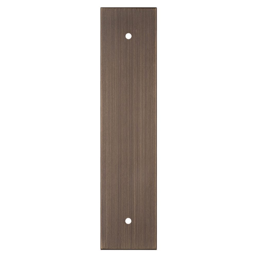 Carlisle Brass Cabinet Hardware Antique brass / Cabinet Pull Handle on Backplate / 168 x 40mm Carlisle Brass - Cupboard Pull backplates - 168 x 40mm - Antique Brass