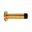 Carlisle Brass Door Furniture Satin Brass / Projection Door Stop Carlisle Brass - Cylinder Pattern Door Stop - with Rose - Satin Brass