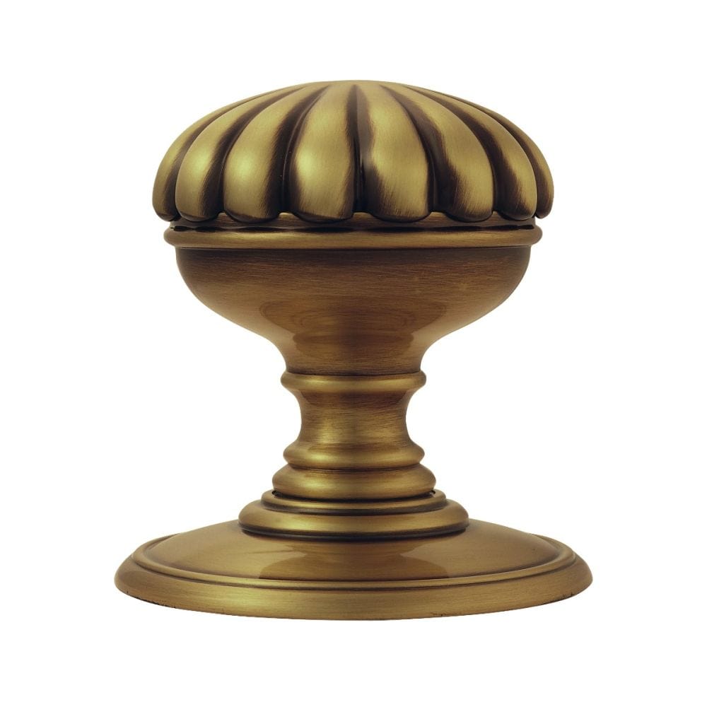 Carlisle Brass Door Furniture Florentine Bronze / Mortice Knobs Carlisle Brass - Delamain Flower Mortice Knobs - Florentine Bronze