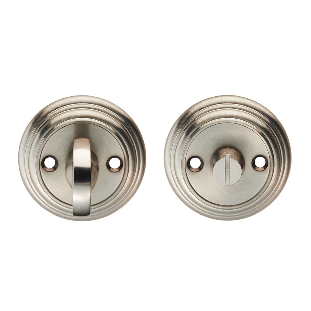 Carlisle Brass Door Furniture Satin Nickel / No Carlisle Brass - Delamain Large Turn and Release - Satin Nickel