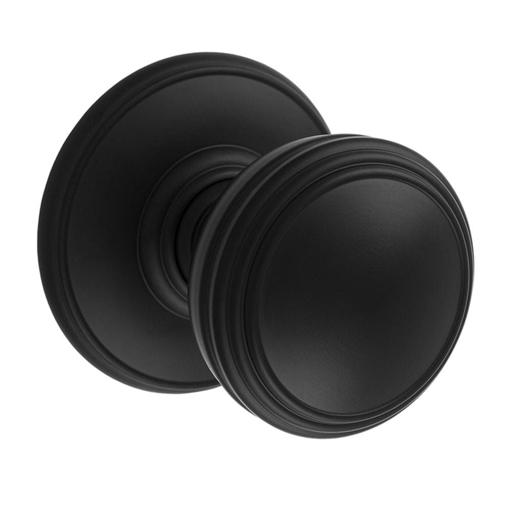 Carlisle Brass Door Furniture Matt Black / Mortice Knobs Carlisle Brass - Delamain Plain Knob