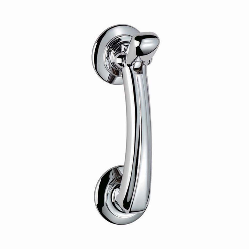 Carlisle Brass Door Furniture Polished Chrome Carlisle Brass - Door Knocker on Rose - Polished Chrome