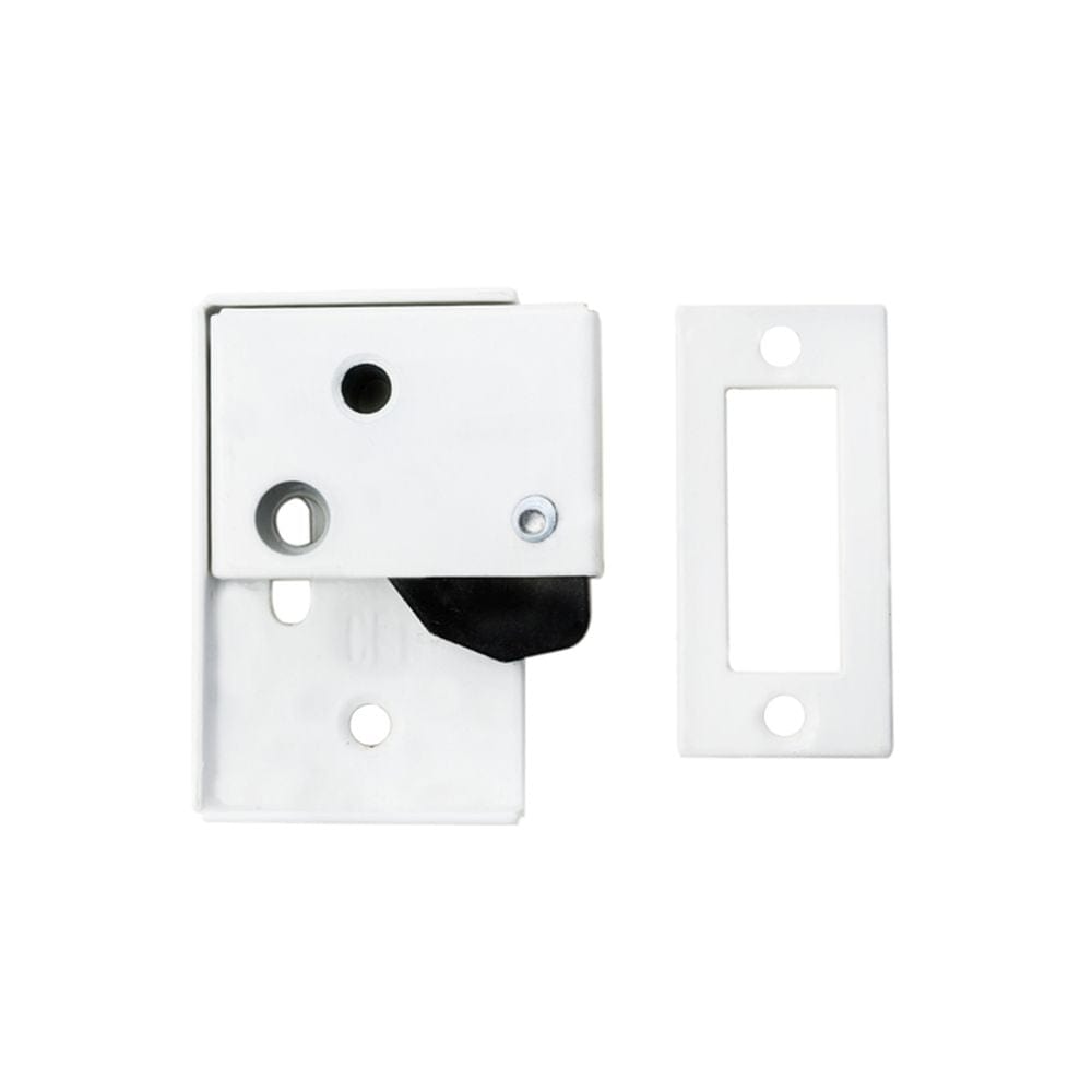 Carlisle Brass Cabinet Hardware Powder Coat White / Touch Catch Carlisle Brass - Easi-Keep Latch - Powder Coat White