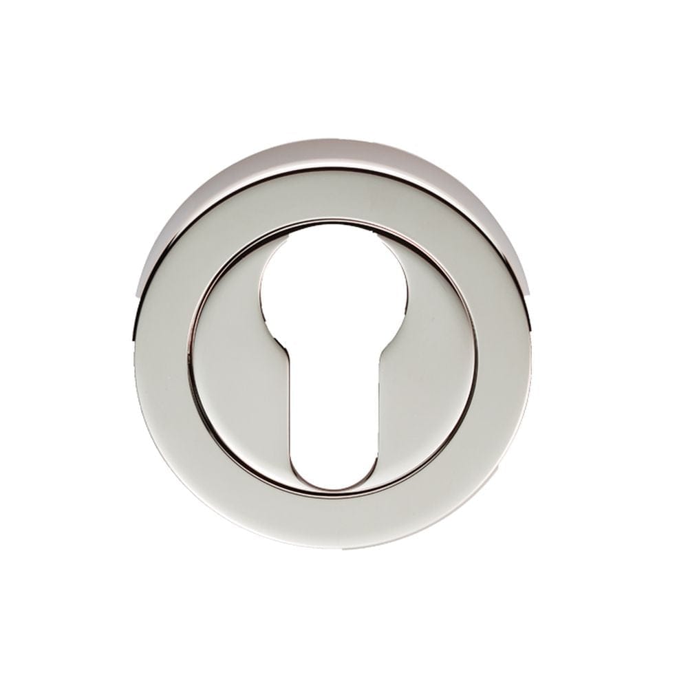 Carlisle Brass Door Furniture Polished Nickel / Euro Profile Escutcheons Carlisle Brass - Euro Escutcheon - Polished Nickel