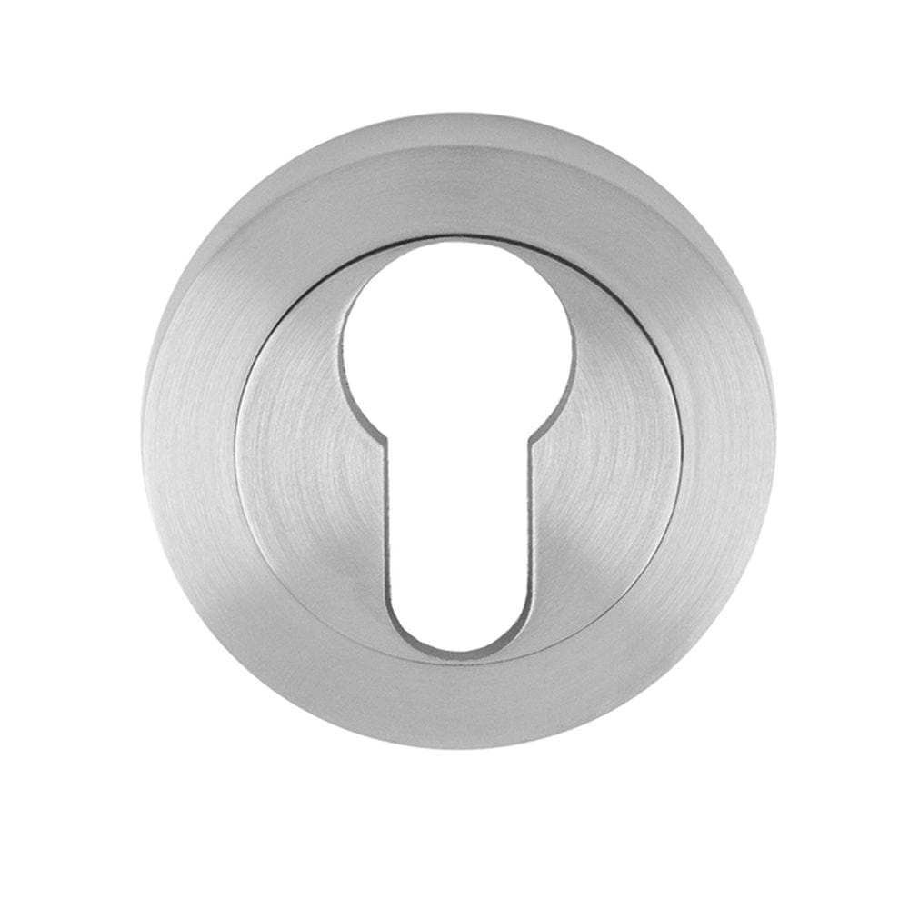Carlisle Brass Door Furniture Satin Chrome / Euro Profile Escutcheons Carlisle Brass - Euro Escutcheon - Satin Chrome