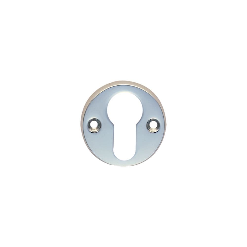Carlisle Brass Door Furniture Polished Chrome / Euro Profile Escutcheons Carlisle Brass - Euro Profile Escutcheon - Polished Chrome