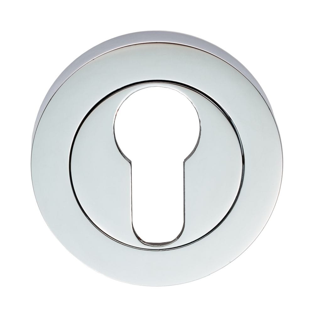 Carlisle Brass Door Furniture Polished Chrome / Euro Profile Escutcheons Carlisle Brass - Euro Profile Escutcheon - Polished Chrome