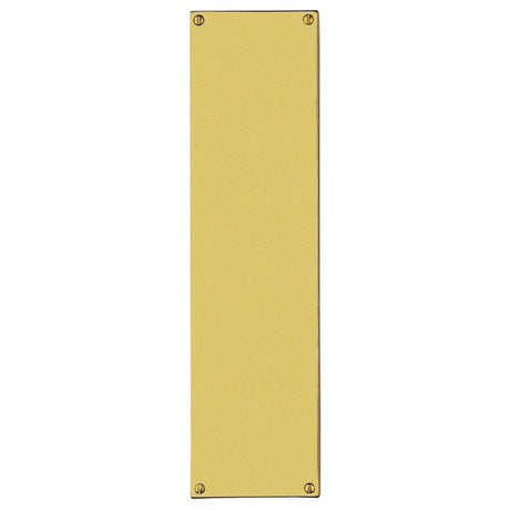 Carlisle Brass Door Furniture Polished Brass / Finger Plates / 304 x 77mm Carlisle Brass - Finger Plate Flat Sheet 304 x 77mm - Polished Brass