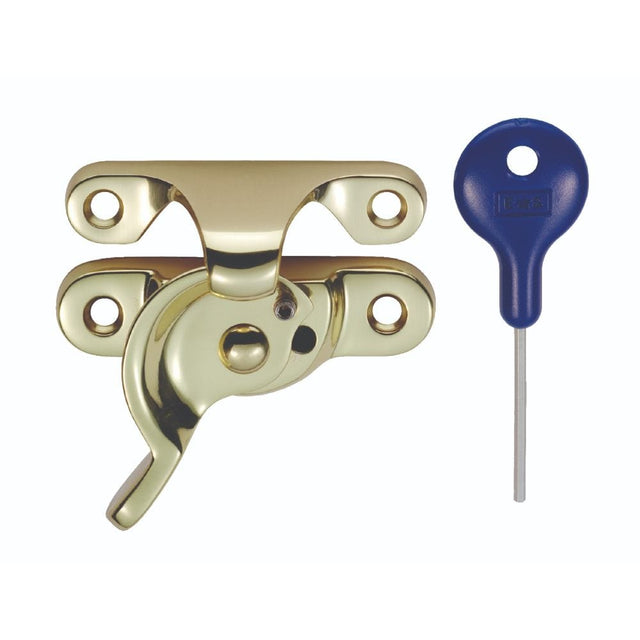 Carlisle Brass Window Furniture Polished Brass / Sash Window Fitch Fasteners / Yes Carlisle Brass - Fitch Pattern Sash Fastener (locking) - Polished Brass