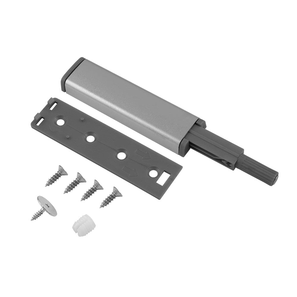 Carlisle Brass Cabinet Hardware Silver / Cabinet Catches Carlisle Brass - FTD Push to Open latch - Silver