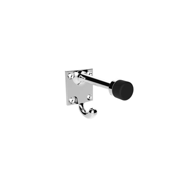 Carlisle Brass Accessories Polished Chrome / Hat & Coat Hooks Carlisle Brass - Hat and Coat Hook with Rubber Buffer - Polished Chrome
