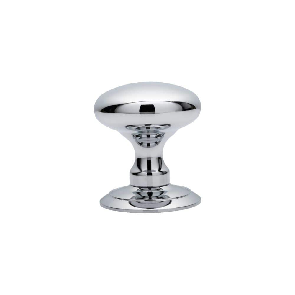 Carlisle Brass Door Furniture Polished Chrome / Mortice Knobs Carlisle Brass - Ice Large Mortice Knob - Polished Chrome
