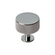 Carlisle Brass Cabinet Hardware Polished Chrome / Cabinet Knobs / 35mm Dia. Carlisle Brass - Knurled Radio Knob - Polished Chrome