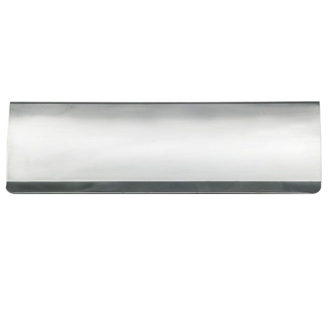 Carlisle Brass Door Furniture Satin Stainless Steel/Polished Chrome / Interior Letter Flap / 300 x 93mm Carlisle Brass - Letter Tidy 300 x 93mm - SSS/Polished Chrome