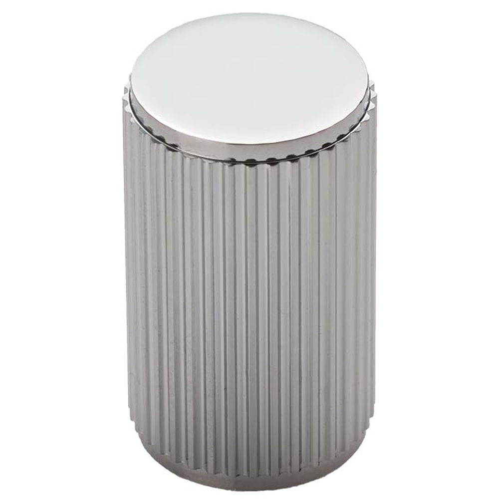 Carlisle Brass Cabinet Hardware Polished Chrome / Cabinet Knobs / 18mm Dia. Carlisle Brass - Lines Knob - Polished Chrome