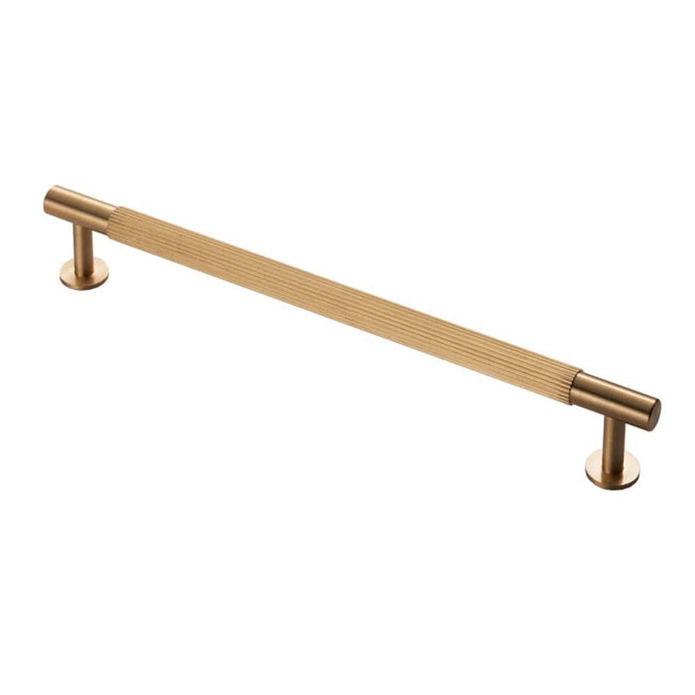 Carlisle Brass Cabinet Hardware Satin Brass / Cabinet Pull Handles / 224mm c/c Carlisle Brass - Lines Pull Handle 224mm c/c - Satin Brass