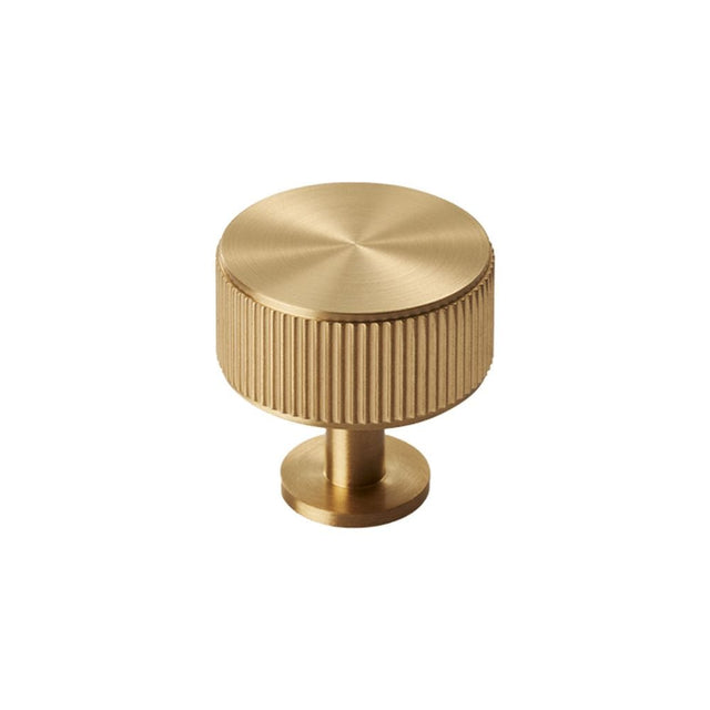 Carlisle Brass Cabinet Hardware Satin Brass / Cabinet Knobs Carlisle Brass - Lines Radio Knob Satin Brass