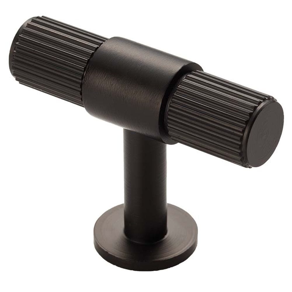 Carlisle Brass Cabinet Hardware Matt Black / Cabinet T-Pulls Carlisle Brass - Lines T-bar Knob - Matt Black