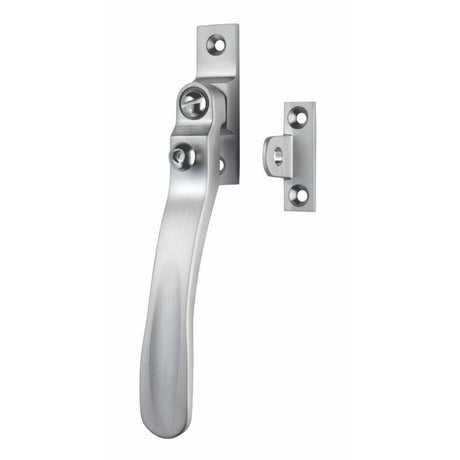 Carlisle Brass Window Furniture Satin Chrome / Yes / Wedge Carlisle Brass - Locking Casement Fastener - Satin Chrome
