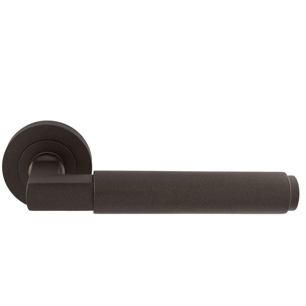 Carlisle Brass Door Furniture Matt Bronze / Round Rose Carlisle Brass - Masano Lever On Rose - Matt Bronze