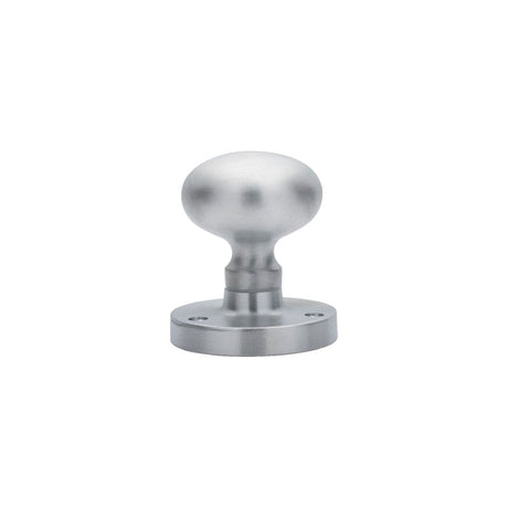 Carlisle Brass Door Furniture Satin Chrome / Mortice Knobs Carlisle Brass - Mushroom Mortice Knob - Satin Chrome