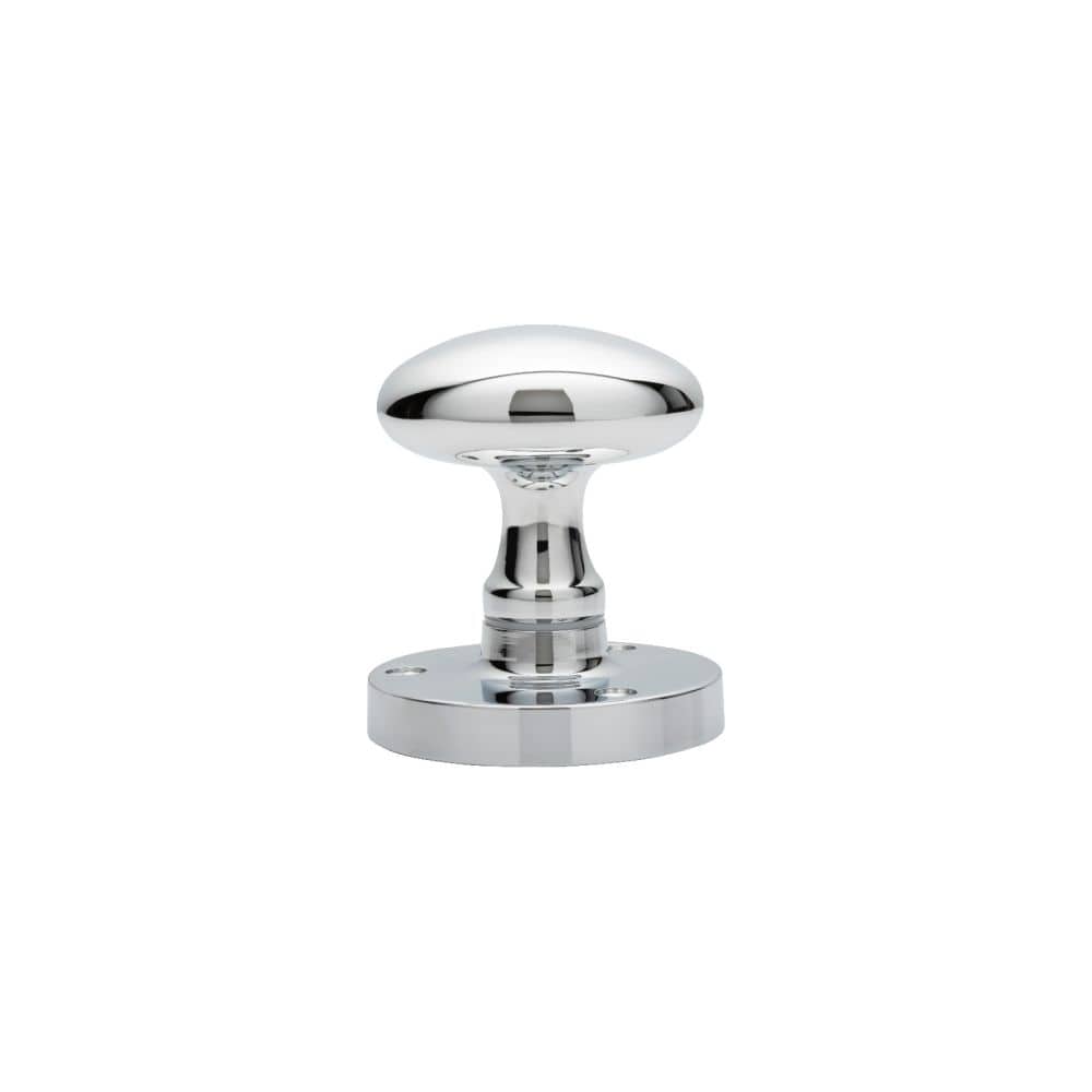 Carlisle Brass Door Furniture Polished Chrome / Mortice Knobs Carlisle Brass - Oval Mortice Knob - Polished Chrome