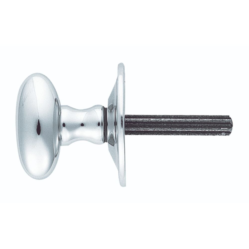 Carlisle Brass Locks & Latches Polished Chrome / Turn for Rack Bolt Carlisle Brass - Oval Thumb Turn - Polished Chrome