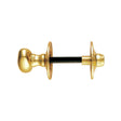 Carlisle Brass Door Furniture Polished Brass / No Carlisle Brass - Oval Thumb Turn with Coin Release - Polished Brass