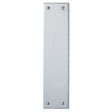Carlisle Brass Door Furniture Polished Chrome / Finger Plates / 295 x 73mm Carlisle Brass - Plain Finger Plate 295 x 73mm - Polished Chrome