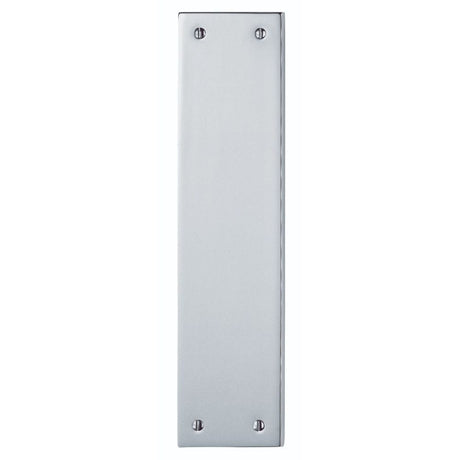 Carlisle Brass Door Furniture Polished Chrome / Finger Plates / 295 x 73mm Carlisle Brass - Plain Finger Plate 295 x 73mm - Polished Chrome
