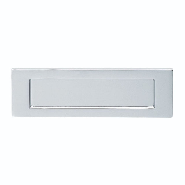 Carlisle Brass Door Furniture Satin Chrome / Letter Plates / 255 x 80mm Carlisle Brass - Plain Letter Plate 255 x 80mm - Satin Chrome