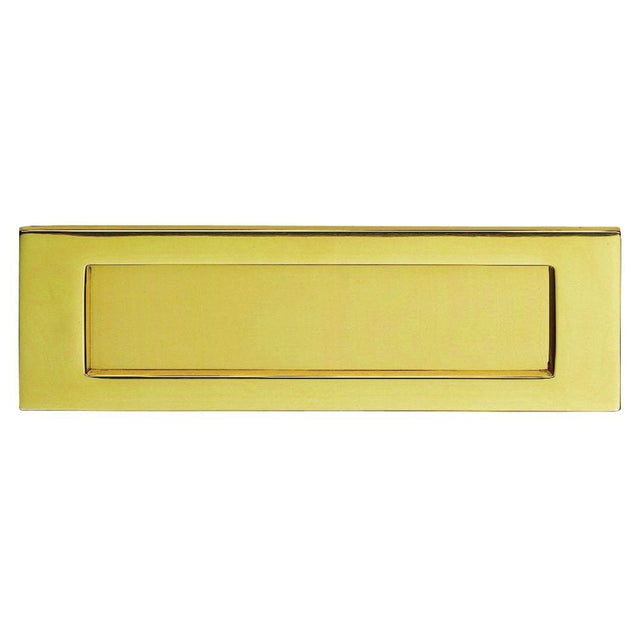 Carlisle Brass Door Furniture Polished Brass / Letter Plates / 277 x 95mm Carlisle Brass - Plain Letter Plate 277.5 x 95mm - Polished Brass