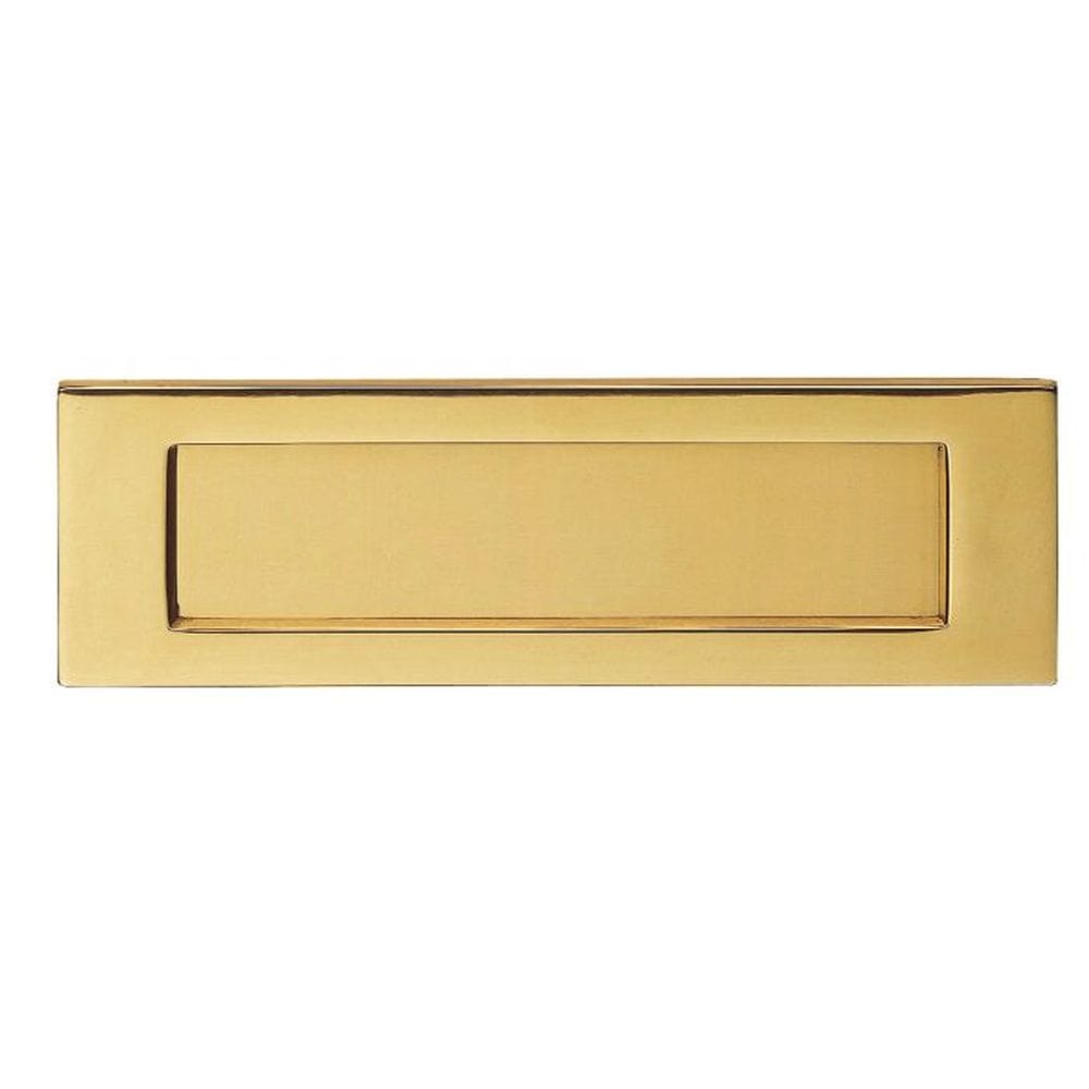 Carlisle Brass Door Furniture Stainless Brass / Letter Plates / 305 x 104mm Carlisle Brass - Plain Letter Plate 305.5 x 104mm - Stainless Brass