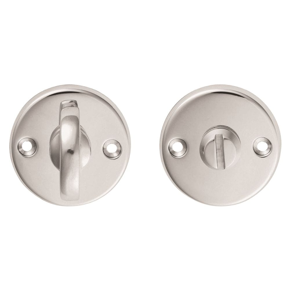Carlisle Brass Door Furniture Polished Chrome / No Carlisle Brass - Plain Turn and Release - Polished Chrome